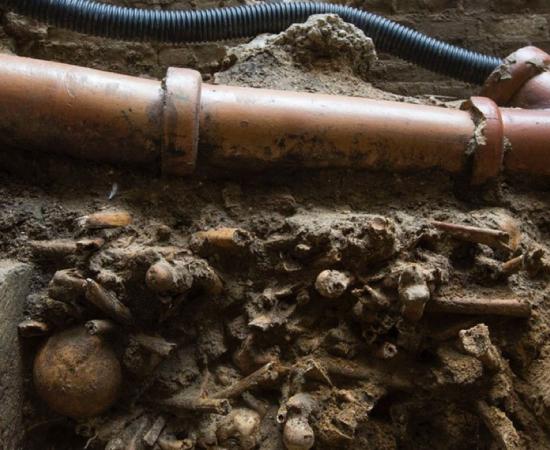 Dozens of skeletons found underneath Westminster Abbey lavatory block. Credit: Dan Kitwood