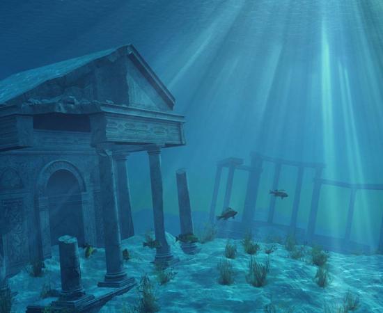 Artist’s representation of Atlantis.