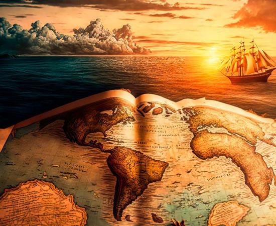 Ancient voyages set off to discover new realities. Source: XaMaps/Adobe Stock