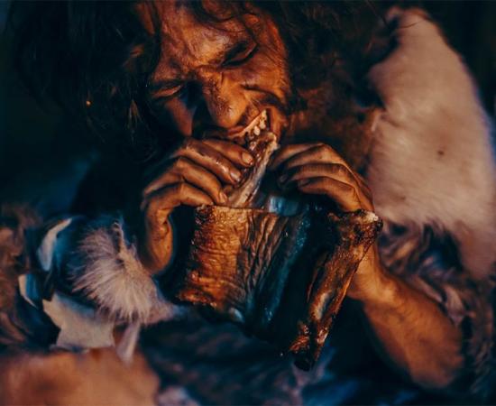 Ancient person eating. Credit: Gorodenkoff / Adobe Stock