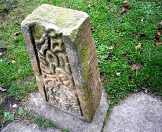 James Balme found this stone on sale as a garden ornament in England 