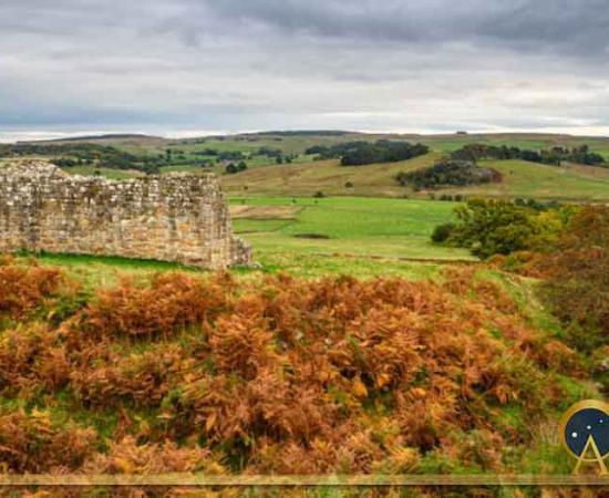 The ruins of an early 17th century bastle or defensible farmhouse in the Anglo-Scottish Borders as protection against Border Reivers. Source: drhfoto/Adobe Stock