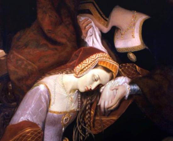 ‘Anne Boleyn in the Tower’ by Édouard Cibot. (Public Domain)