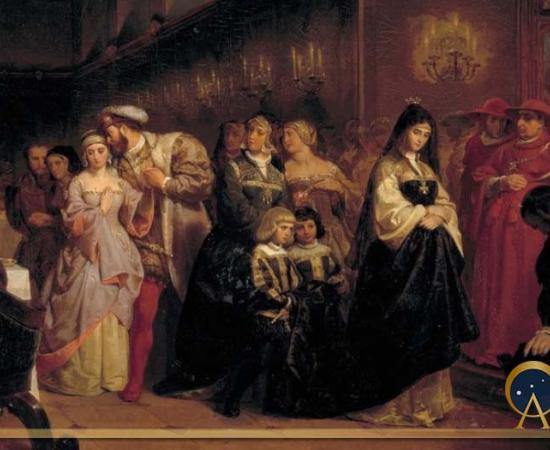The Courtship of Anne Boleyn, by Emanuel Gottlieb Leutze (1846) Smithsonian American Art Museum (CC0)