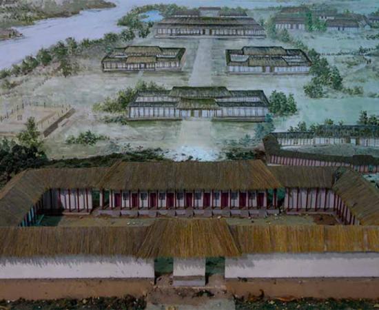 Representation of ancient Anyang city, Henan, China.           Source: xinquinosilva/CC BY 2.0 Deed