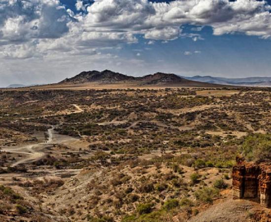 Oldupai (Olduvai) Gorge in Tanzania, one of Africa’s ‘cradles of humankind’.  Source: CC BY 2.0