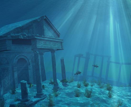 Artist’s representation of Atlantis