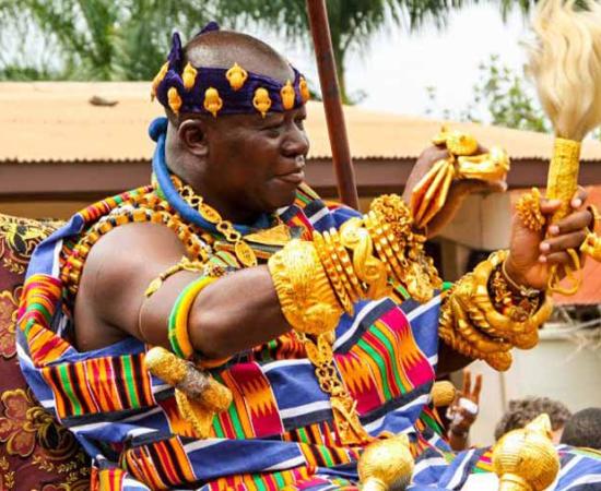 Asantehene Otumfuo Osei Tutu II is the current king of what is left of the Asante Empire. Source: Asante Kingdom