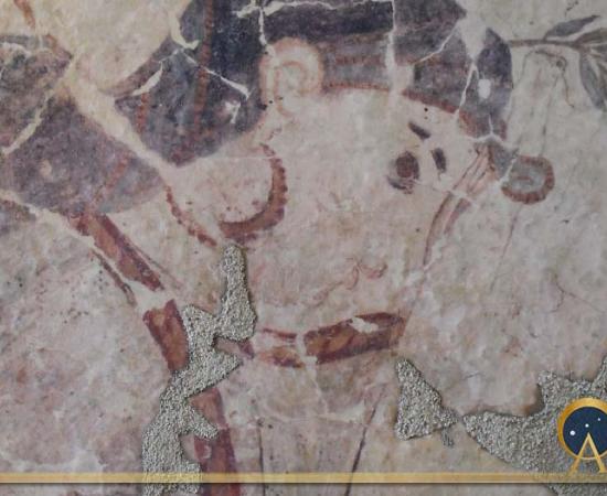 Relief of Minoan Lady at Akrotiri, Santorini (Courtesy Micki Pistorius)