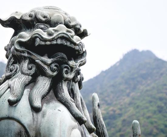 Japanese megalith in a garden as representation of the Ashikaga Shogunate stones found.     Source: Samuel Ponce / Adobe stock