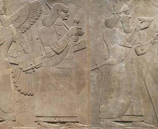 Relief carving of Assyrian king Ashurnasirpal II (r. ca. 883-859 BC). Source: Metropolitan Museum of Art / Public Domain.
