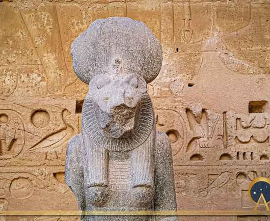Sekhmet at Rameses III’s temple at Mabinet Habu (abrilla / Adobe Stock)