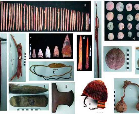 Weapons and defensive objects are evidence that show that hunter-gatherer communities in the Atacama Desert resorted to violence for conflict-solving. Source:  Standen et al., 2023, PLOS ONE/CC-BY 4.0