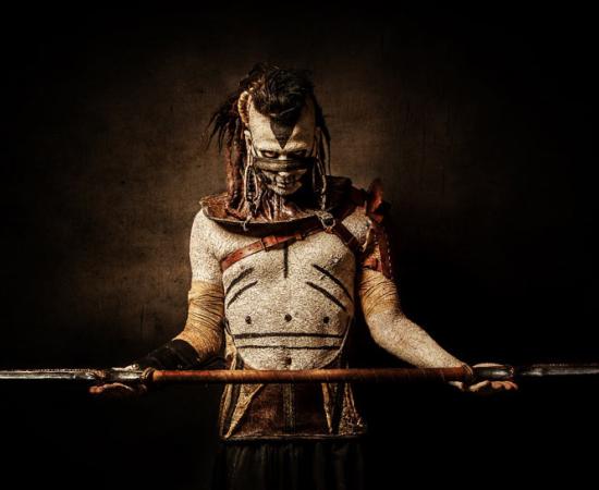 Representational image of an Aztec warrior holding a double-ended spear. Source: Warpedgalerie / Adobe Stock