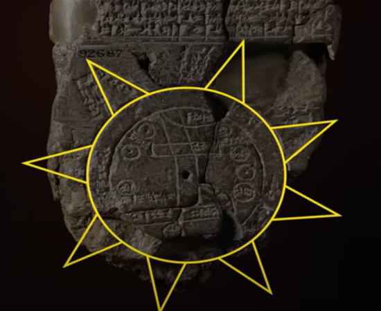 The Babylonian Map of the World, or Imago Mundi tablet.