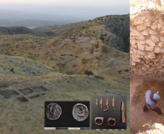 A view of the excavations of the main quadrangle of the Uzundara fortress in 2021.   Source: Institute of Archaeology RAS