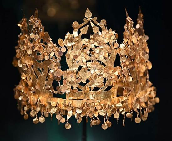 Bactrian gold crown, an archaeological treasure of Afghanistan