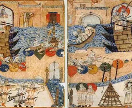 A 14th century depiction of the siege of Baghdad by the Mongols in 1258, which brought the Abbasid Caliphate to an end. Source: Public Domain
