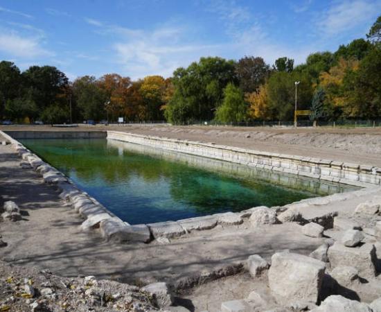 Bacheli Roman Pool, found to be part of a healing sanctuary.