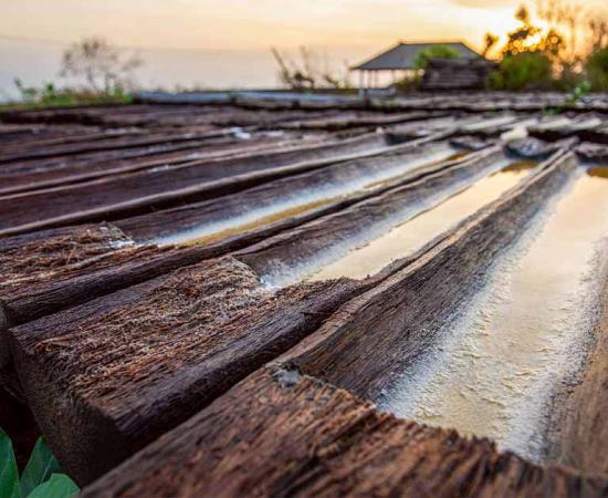 Ancient traditional salt production in Bali, Indonesia. Source: lenaivanova2311 / Adobe Stock.