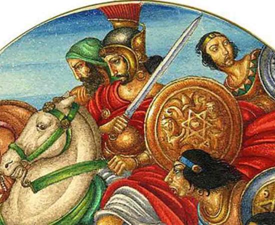 impression of Bar Kokhba by Polish-Jewish artist Arthur Szyk Source: Arthur Szyk/CC BY-SA 4.0  