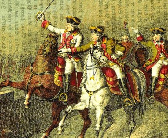 Holy Roman Emperor Joseph II leading the Austrian army into battle in 1788. Source: Public domain
