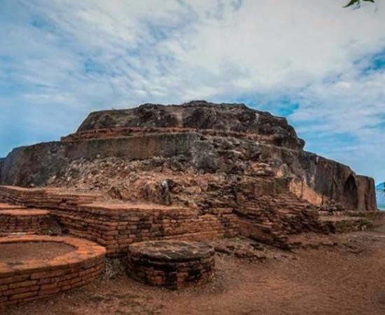 The ruins of Bavikonda, Andhra Pradesh, India. 
