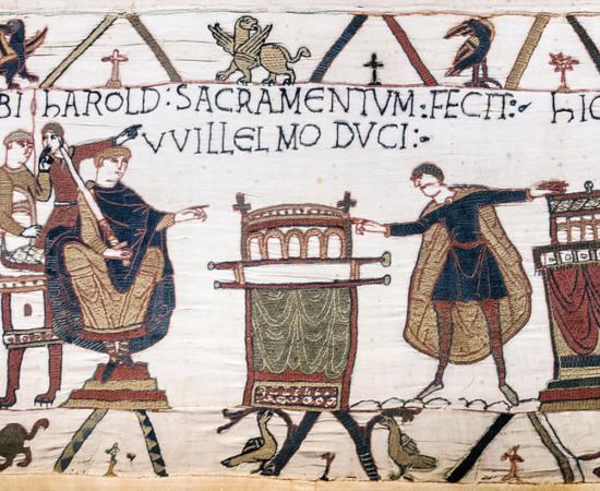 Bayeaux Tapestry scene 23