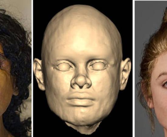 Changing skin color of Beachy Head Woman, based on new DNA evidence.