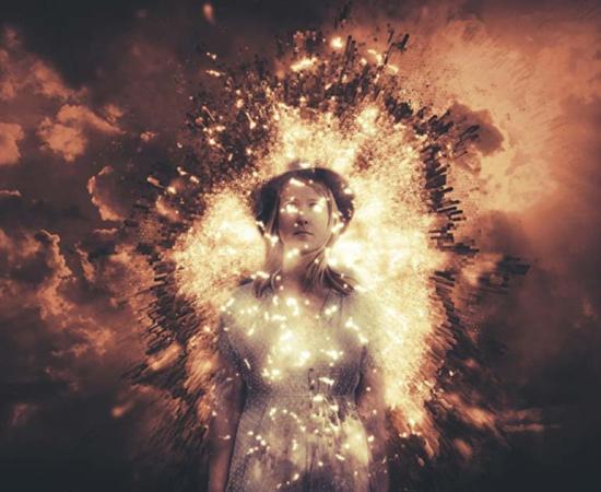 A representation of what human teleportation could look like.