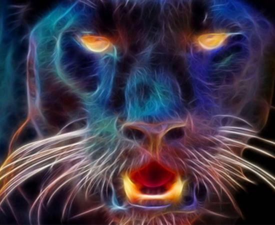 Artist’s rendering of the Beast of Exmoor. 