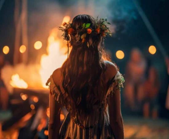 Beltane pagan celebration. Source: Karrrtinki / Adobe Stock.