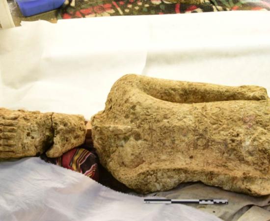 Statue identified as being Sebiumeker, god of procreation and fertility from Meroe in present-day Sudan. Source: K. Braulinska / PAP