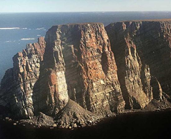 Stolbovoy Island, it would have been connected to the mainland. Source: Ilya Kravchenko (via Siberian Times)