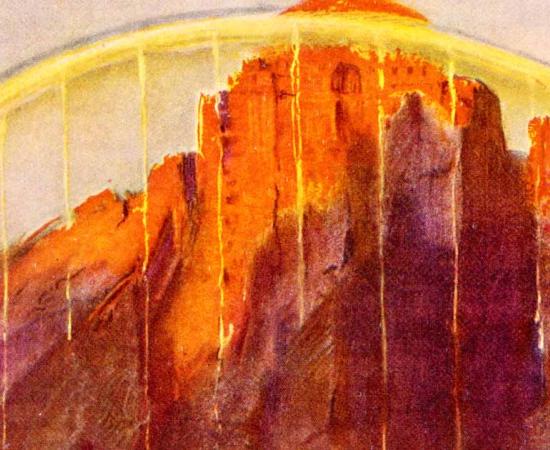 The Rainbow Bridge by Hermann Hendrich. Source: Archivist / Adobe Stock