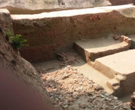 The Bikrampur temple, estimated to be 1,000 years old. Bangladesh.