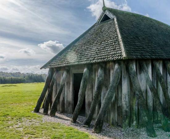 ‘Light and Structure’ - Reconstruction of Viking Longhouse: Central Jutland, Denmark.