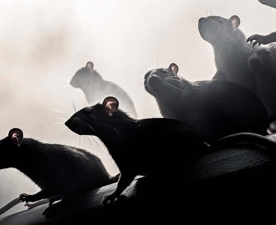 Fleas on rats spread the plague. Source: kichigin19 / Adobe Stock.