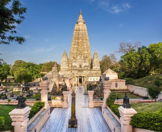 Mahabodhi Temple, Bodh Gaya, India. The site where Buddha attained enlightenment.  Source: tinnaporn / Adobe Stock