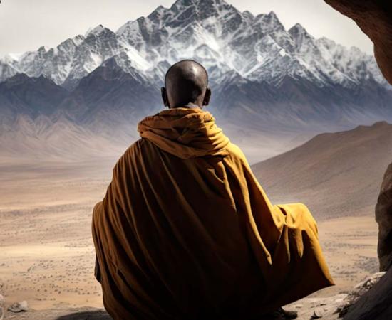 Tibetan monk. Source: Supermelon / Adobe Stock.