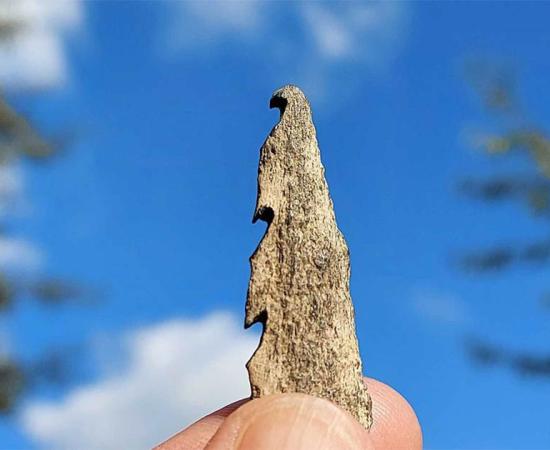 Stone Age Peoples Made Bone Arrowheads - From Human Bones!