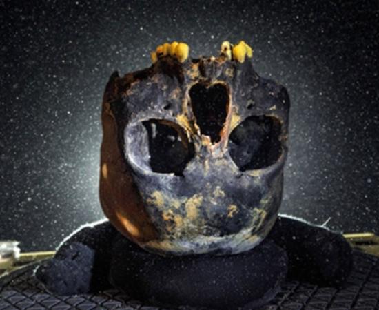 The girl’s skull was found along with most of her skeleton deep in a cave now inundated with water on the Yucatan Peninsula of Mexico. 