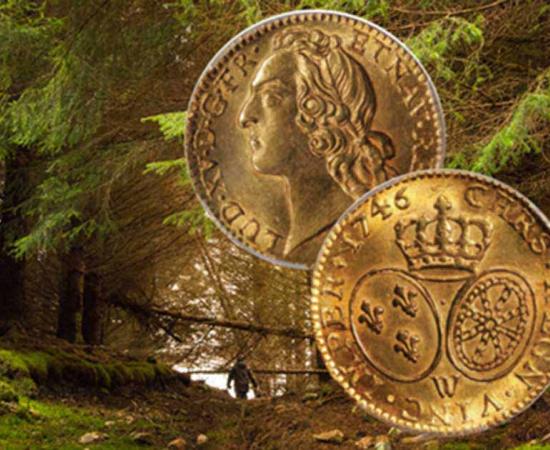 Author searching for the Jacobite Gold in 2015. Source: Author provided