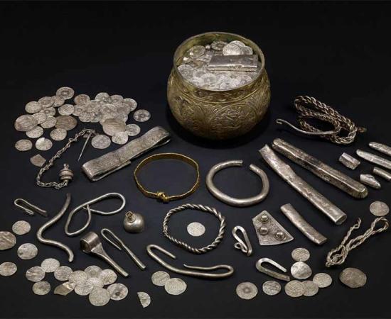 The Vale of York Hoard, Yorkshire, 9th century AD. A truly British treasure.     Source: Portable Antiquities Scheme / CC BY 2.0