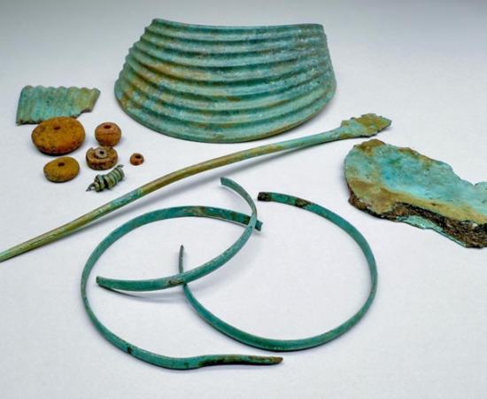 Bronze age jewelry hoard from Lower Saxony, Germany.