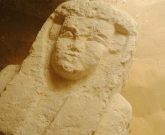 One of the newly discovered sarcophagi 