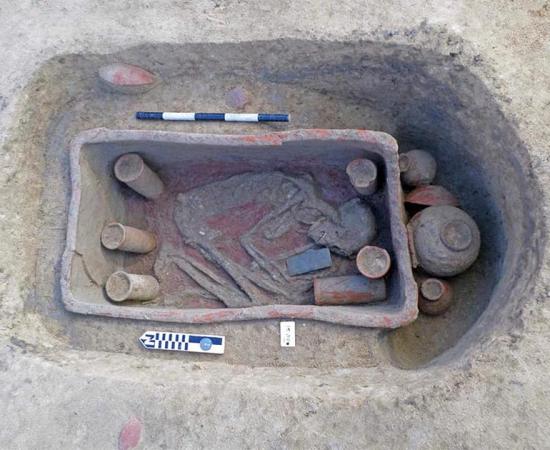Pre-dynastic burial ground found in Egypt.    Source: Egyptian Ministry of Antiquities