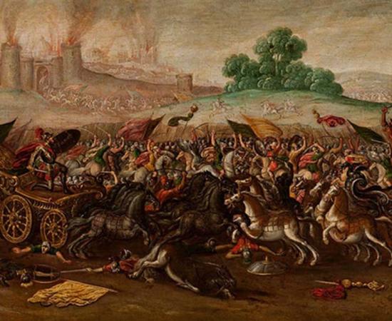 The Burning of Jerusalem by Nebuchadnezzar’s Army (1630-1660) 