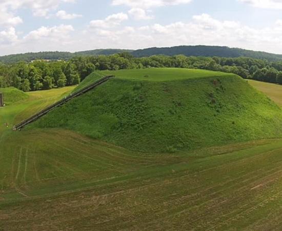 Etowah Indian Mounds Historic Site near Cartersville, Georgia