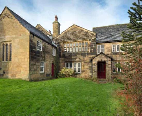 Calverley Old Hall, where the hidden room of Tudor paintings were found, as it looks today when viewed from the front garden. (John Miller / Landmark Trust)